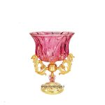 کاسه پایه دار کریستال سازان مدل نیل کد CS1162