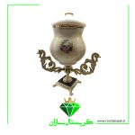 شکلات خوری پایه دار کریستال سازان مدل رومنس کد K1142