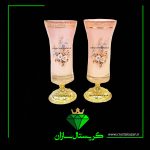 گلدان مدل رز صورتی کد G997 کریستال سازان