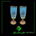 گلدان جفتی کد 1-G993 کریستال سازان