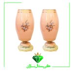 گلدان جفتی بلند کد G1213-1 کریستال سازان