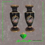 گلدان کاپ جفتی کریستال کد G1301 کریستال سازان