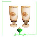 گلدان جفتی کریستال کد G1272 کریستال سازان