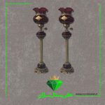 شمعدان کریستال بلند