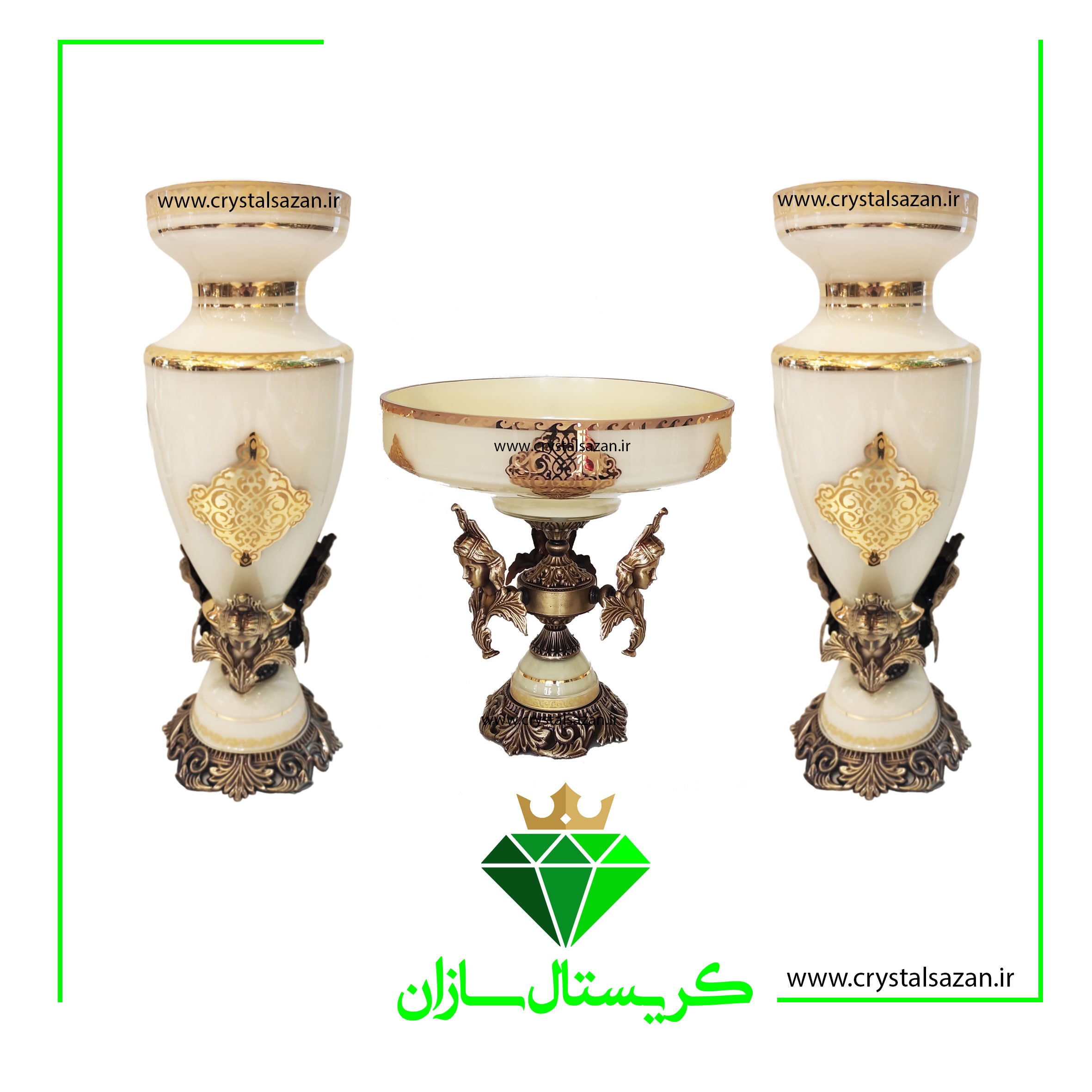 سه تیکه کریستال سه تیکه کریستال