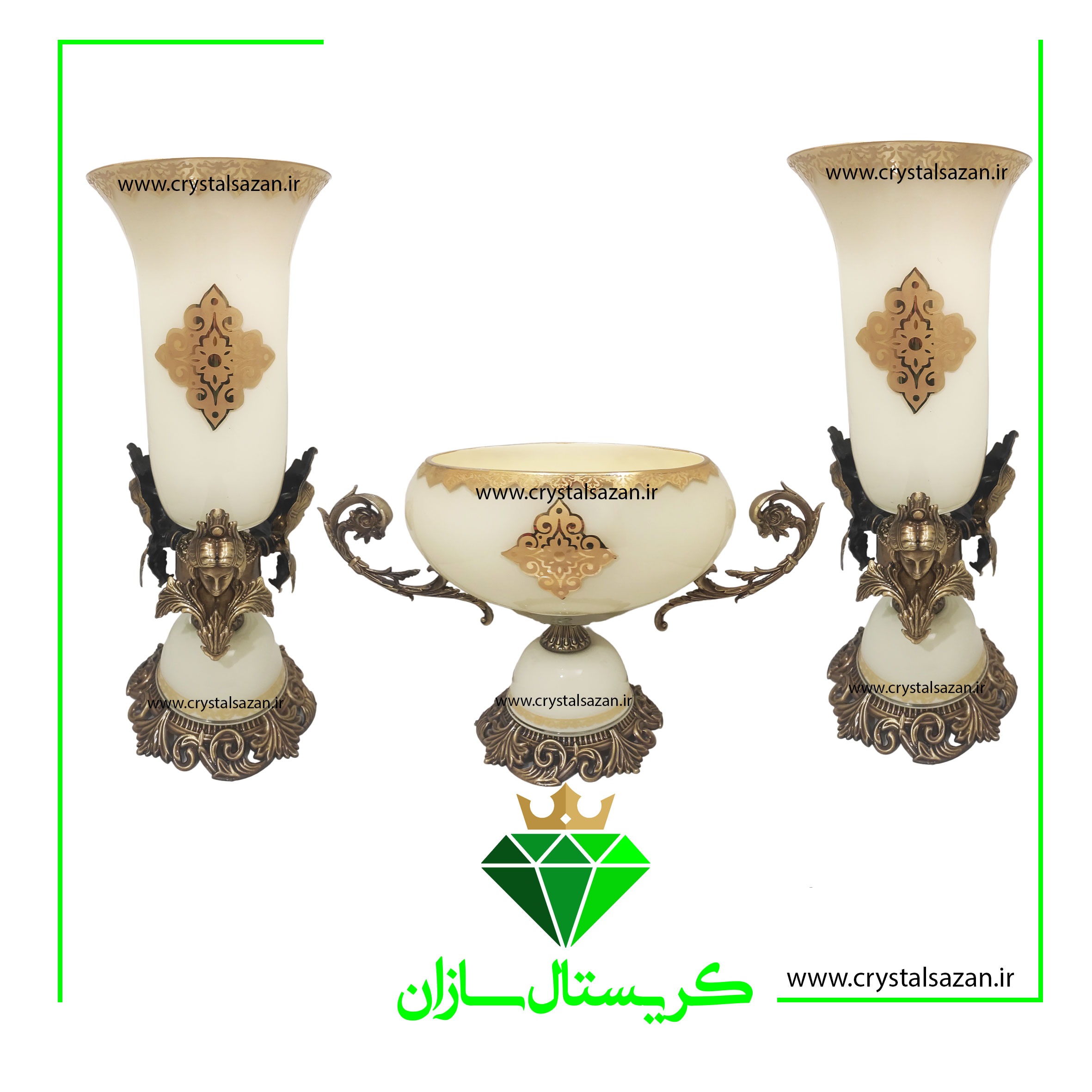 سه تیکه کریستال سه تیکه کریستال