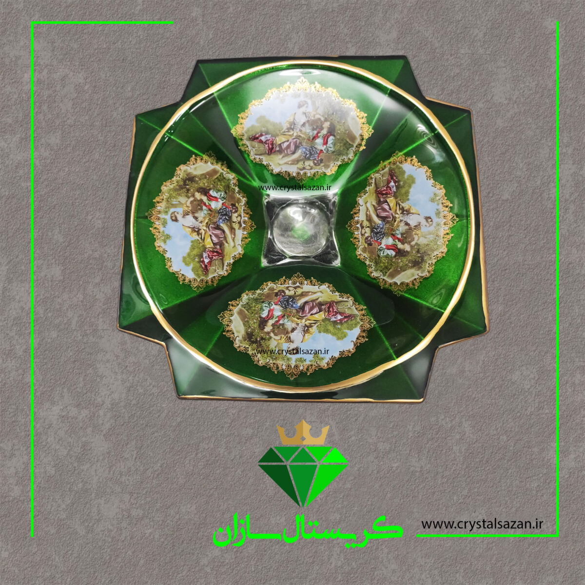 شیرینی خوری کریستال سازان کد K1561 - Image 3