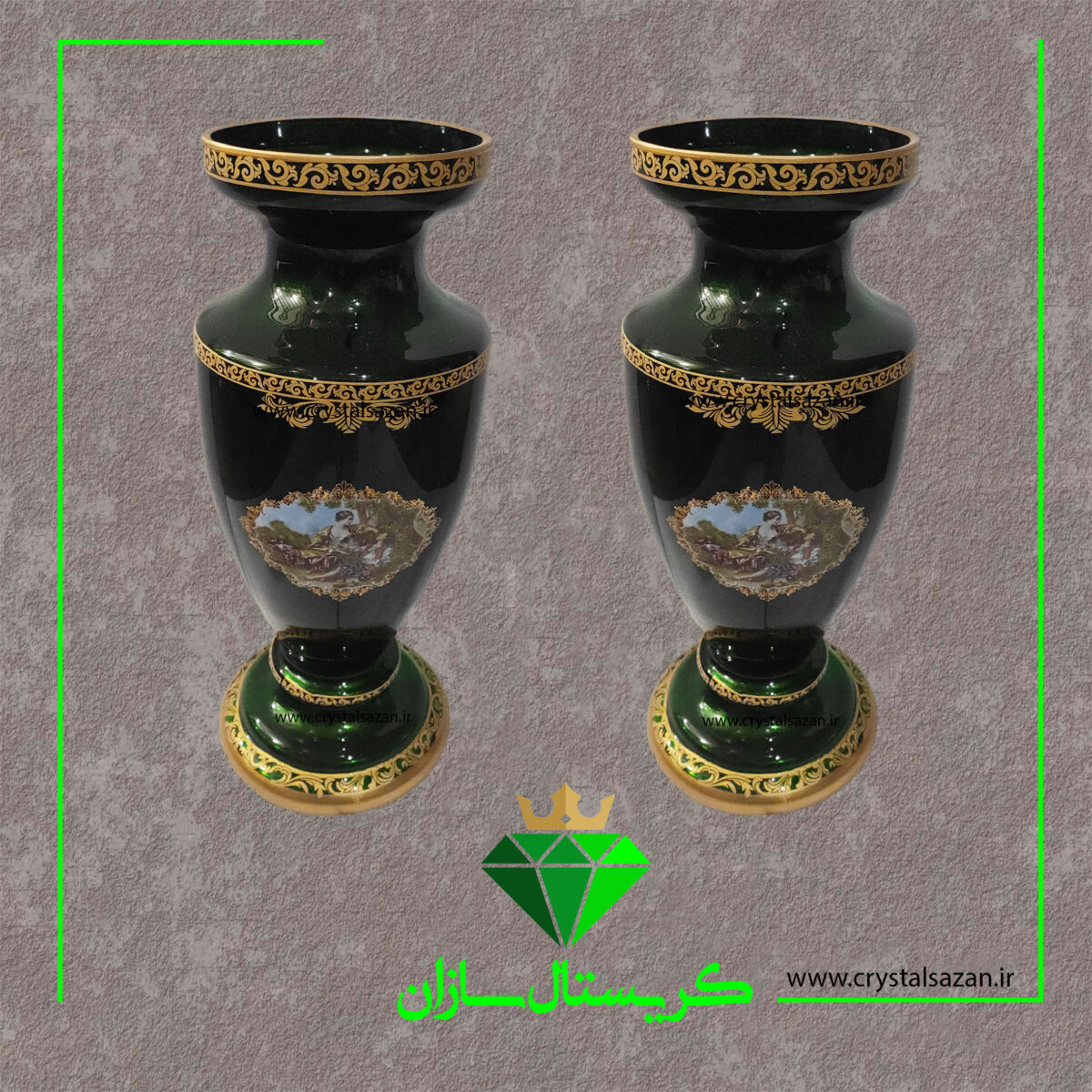 گلدان کریستال