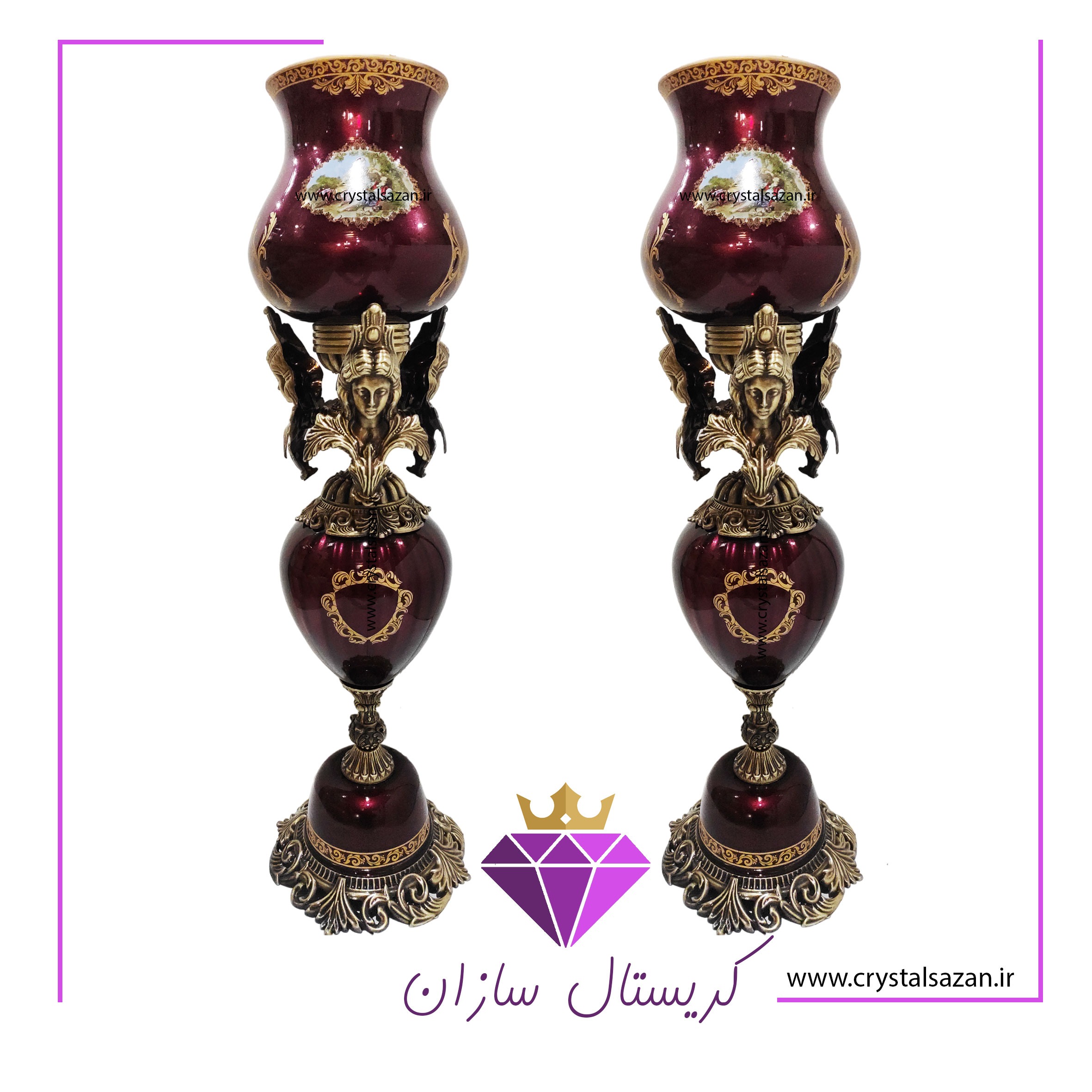 شمعدان کریستال